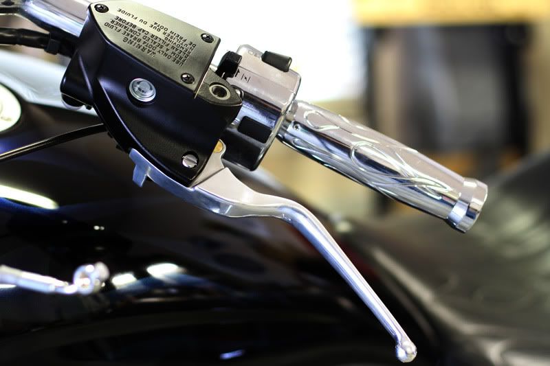 Goodbye clutch cable....hello hydraulic conversion on '06 JP Victory